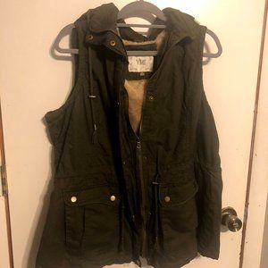 Olive Green Cargo vest